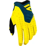 фото Мотоперчатки подростковые Shift White Air Youth Glove Yellow/Navy L (19356-079-L)