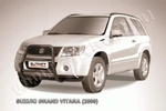 фото Slitkoff Кенгурятник d57 высокий черный SUZUKI GRAND VITARA (2008) 3 doors