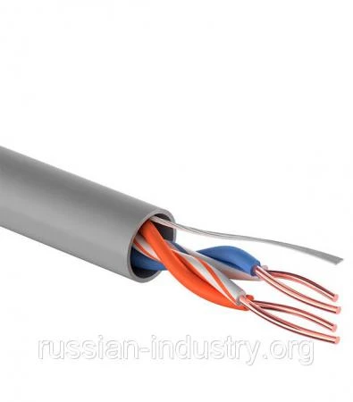 Фото Кабель UTP 2PR 24AWG CAT5e 305м