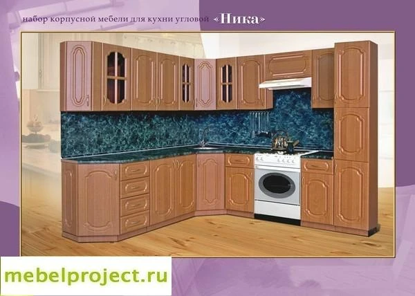 Фото Ника угловая кухонный гарнитур