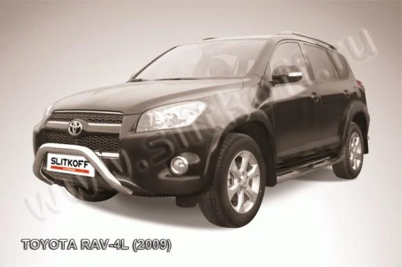 Фото Slitkoff Кенгурятник d76 мини черный TOYOTA RAV-4 L (2009)