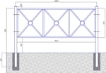 Фото №2 Пешеходное ограждение