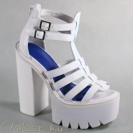 Фото Jeffrey Campbell JEFFREY CAMPBELL белые босоножки женские FREEMA white