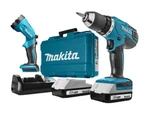 фото Аккум. дрель-шуруповерт MAKITA DF 457 DWLE в чем. + фонарь (18.0 В