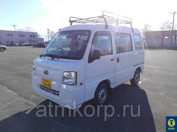 Фото Грузопассажирский микроавтобус SUBARU SAMBAR кузов TV2 багажник гв 2010 4 wd пробег 56 т. км белый