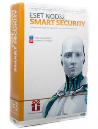 Фото ESET ESET NOD32 Smart Security - продление лицензии на 1 год на 3ПК (NOD32-ESS-RN(EKEY)-1-1)