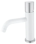 фото Boheme Stick 121-WCR.2 Смеситель для умыв. низ. WHITE TOUCH CHROME