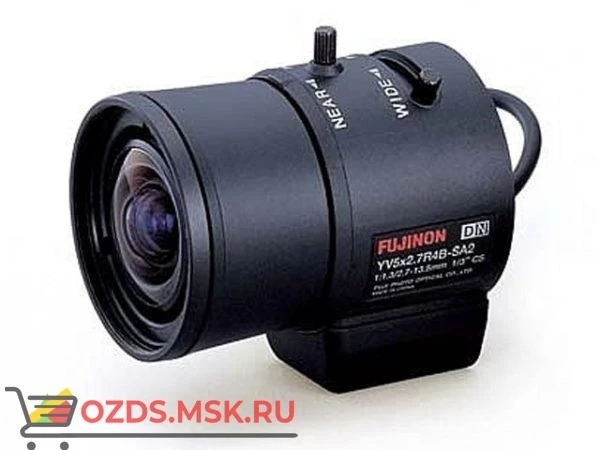 Фото YV5x2.7R4B-SA2L Fujinon объектив 13 мегапиксельный вариофокальный с АРД, f=2,7-13,5 мм