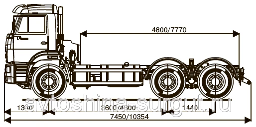 Фото Грузовой автомобиль шасси Камаз 6520-3910-29(К4)