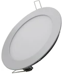 фото Светодиодный светильник "Downlight" плоский 180x180x16 9.4вт 3000K 556лм IP40 УХЛ4 | TRP10-02-W-02 (серебряный корпус) НОВЫЙ СВЕТ