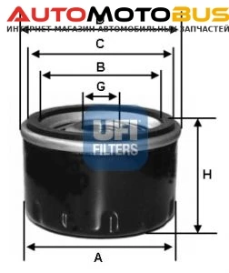 Фото Масляный фильтр UFI 23.455.00