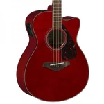 фото Гитара электроакустическая Yamaha FSX800C Ruby Red