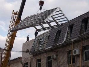 Фото Строительство мансард из ЛСТК