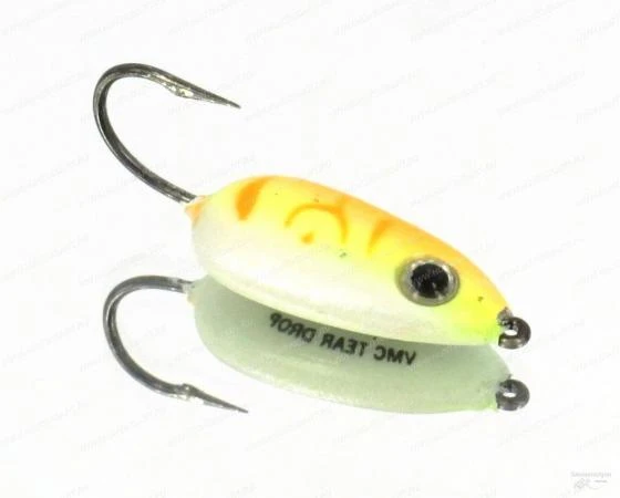 Фото Блесна VMC Tear Drop Jig 3,5 гр Расцветка... Glow Orange Fire UV