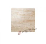 фото Вставка из керамогранита Atlas Concorde Supernova Marble Woodstone Champagne Bottone Lappato 73х73 мм