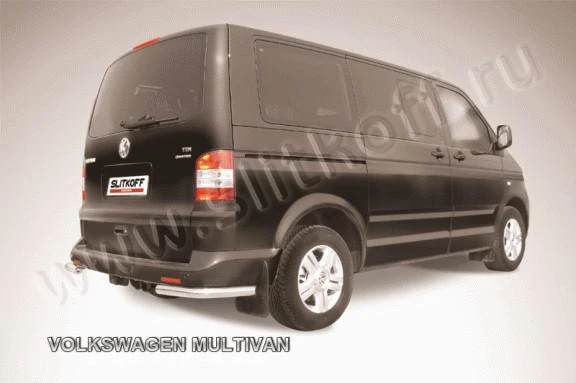 Фото Slitkoff Уголки d57 черные VOLKSWAGEN MULTIVAN