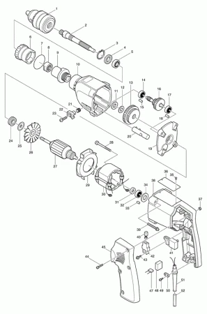 Фото Makita Стопорное кольцо E-10 к 9035/ дрель Makita 8419B2 рис.(12)