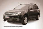 фото Slitkoff Кенгурятник d76 мини черный SUBARU FORESTER (2008)