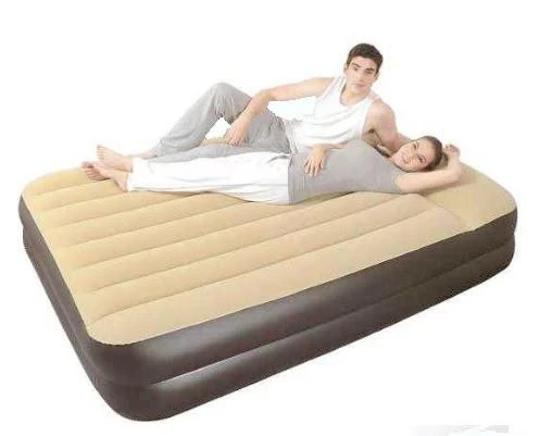 Фото Надувная кровать Relax high raised air bed Twin со встр. эл. Насосом 27236EU 196x97x47 (52090)