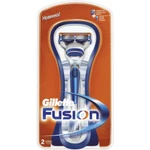 фото Бритва GILLETTE (Жиллет) "Fusion", с 2 сменными кассетами, для мужчин