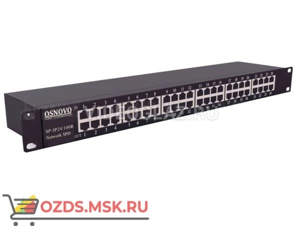 Фото OSNOVO SP-IP24100R Грозозащита цепей управления и IP-сетей