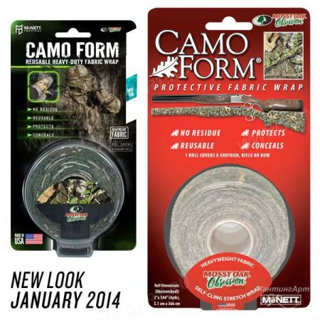 Фото Камуфляжная многоразовая лента McNett Camo Form® Цвет Mossy Oak® Obsession®