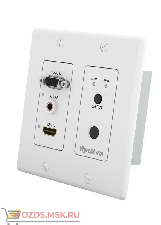 Фото WyreStorm TX-SW-IW-0201: Настенный переключатель-передатчик 2×1 HDMI/VGA по витой паре (HDBaseT)