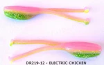 фото Силиконовые приманки Bobby Garland Slab Dockt'R Расцветка DR219-12 ELECTRIC CHICKEN