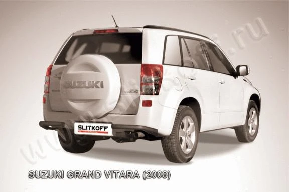 Фото Slitkoff Уголки d57 черные SUZUKI GRAND VITARA (2008)