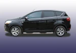 фото Slitkoff Защита порогов d76 с проступями Ford Kuga 2008