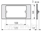 фото DKC / ДКС 03477 RN 6-4 A (RAL 7021) Переходник для SBN/SCN