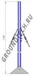 фото Молниеприемник составной L = 4 - 10 м