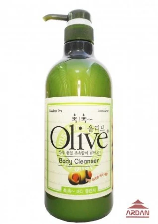 Фото 072745 Olive Body cleanser (for dry skin) Гель для душа с экстрактом оливы (для сухой кожи), объем 0,75 л