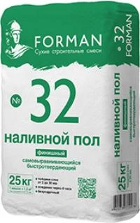 Фото Наливной пол гипсовый Forman 32 для финишного выравнивания 25кг