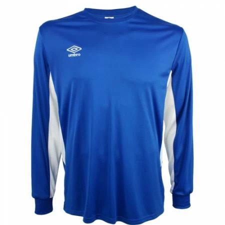 Фото Футболка игровая Umbro League II Jersey LS (Размер: YS; Цвет: Сине-белый;)