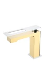 фото Boheme Q 141-GCR Смеситель для умыв. низ. GoldChrome