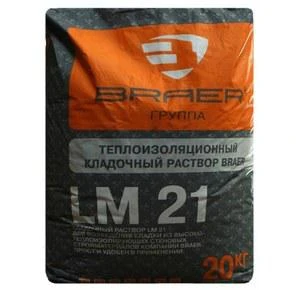 Фото Цементная кладочная смесь теплоизоляционная Braer LM 21 М5