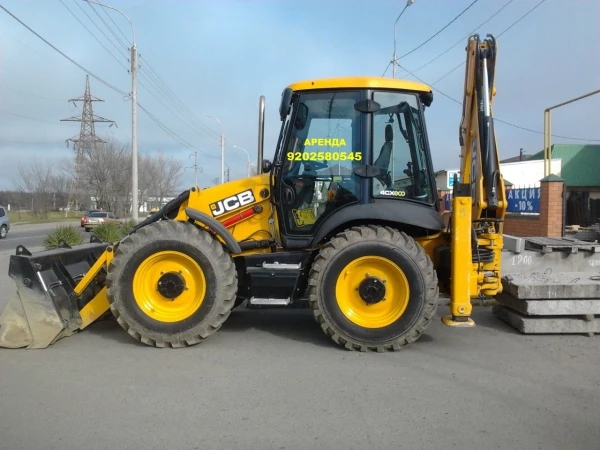 Фото Аренда экскаватора-погрузчика JCB 4CX в Нижнем Новгороде