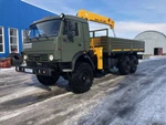 фото Камаз 43118 с манипулятором военный новый