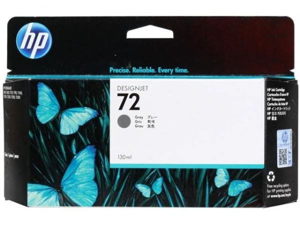 Фото Расходные материалы HP 72 130-ml Grey Ink Cartridge