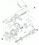 фото Makita Силовой кабель к 4101RH алмазная пила Makita 4101RH рис.(52)