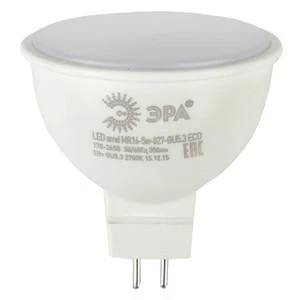 Фото ЭРА LED smd MR16-5w-827-GU5.3 ECO. (10/100/3600)