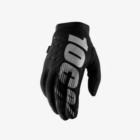 Фото Мотоперчатки 100% Brisker Glove Black/Grey XL (10016-057-13)