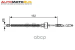 фото Трос ручного тормоза Bosch 1987482278