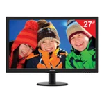 фото Монитор LED 27" (69 см) PHILIPS 273V5LSB, 1920x1080, TN+film, 16:9, DVI, D-Sub, 300 cd, 5 ms, черный