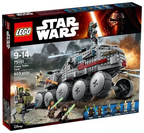 Фото Lego Дания Конструктор Lego Star Wars 75151 Clone Turbo Tank (Лего 75151 Турботанк клонов)