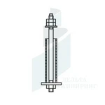 фото Болт анкерный фундаментный съемный 4.1 ГОСТ 24379.1-80