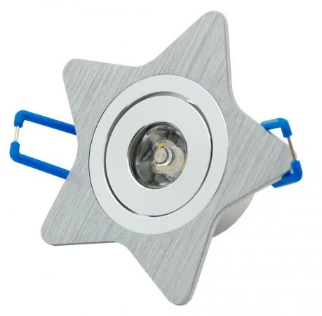 Фото Светодиодный точечный светильник "Downlight" 77x77x20 2вт 4200K 120лм IP40 УХЛ4 | DRG2-03-C-55 НОВЫЙ СВЕТ