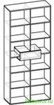 Фото №2 Стеллаж Мебелайн-1