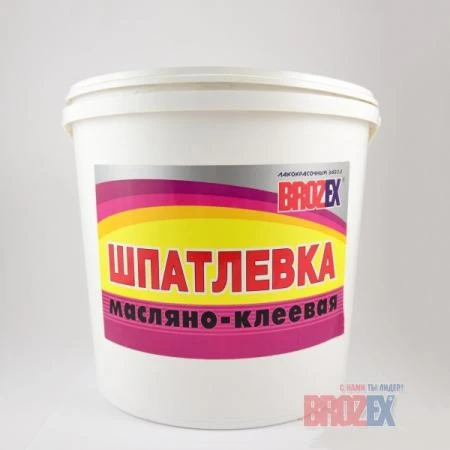 Фото Шпатлевка Brozex масляно-клеевая 15 кг